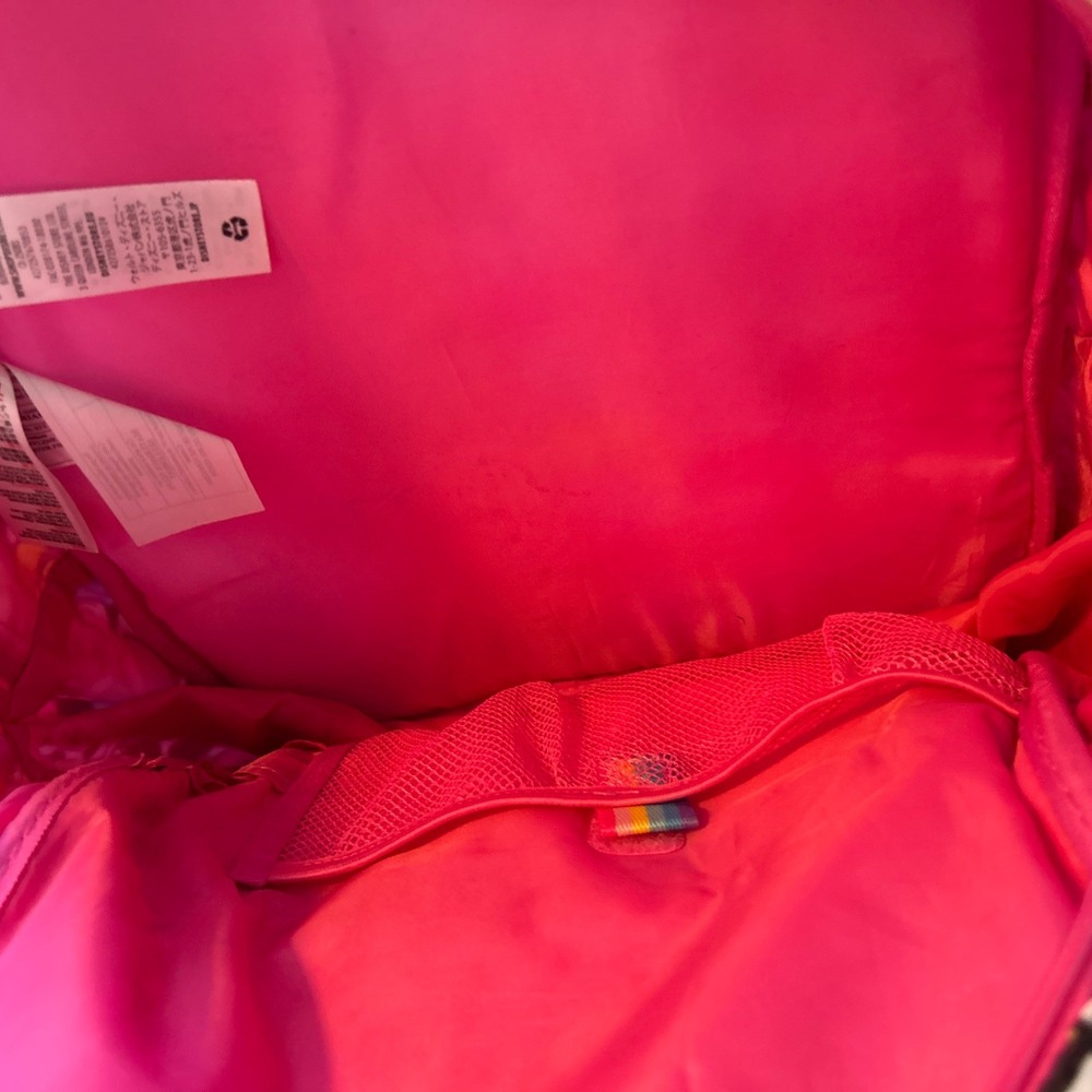 Authentic Disney Store Minnie Mouse Girls Pink Backpack 3D Ears Utility Pockets - Picture 8 of 9